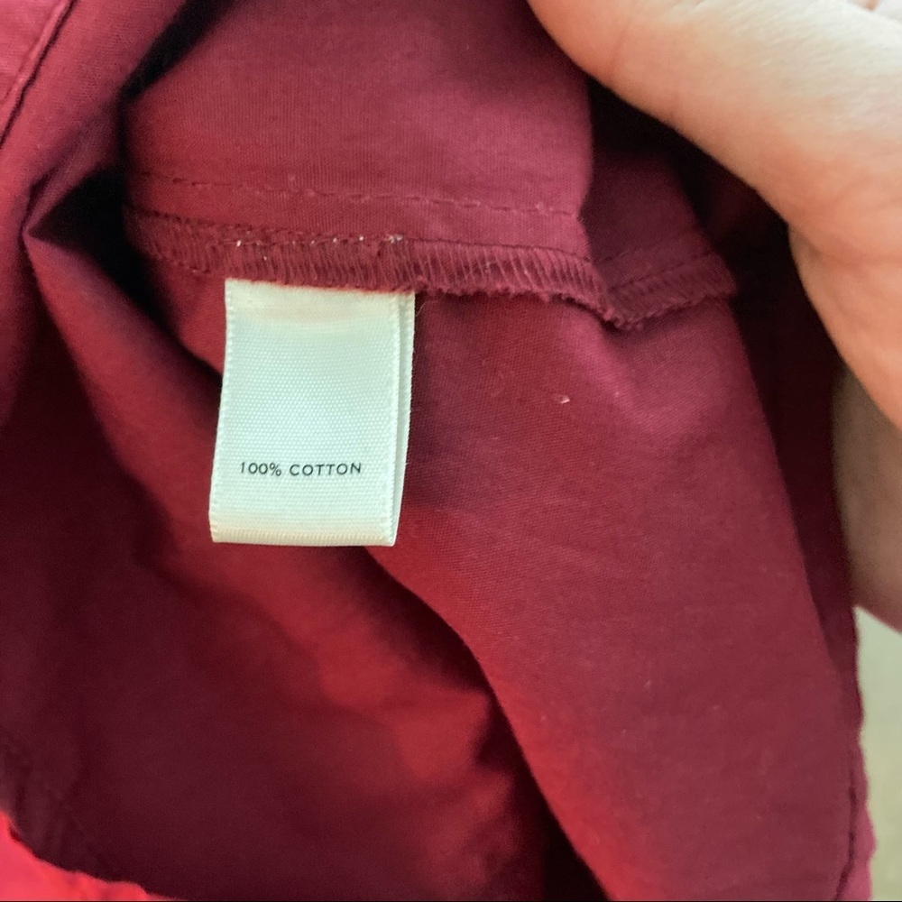 Moulinette Soeurs | Anthro Red Strapless Mini Dress NWT 6 - Picture 9 of 9